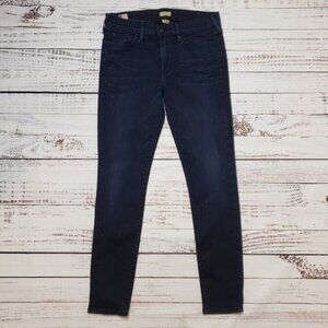 True Religion Halle Mid Rise Super Skinny Jeans Size 30 Dark Wash